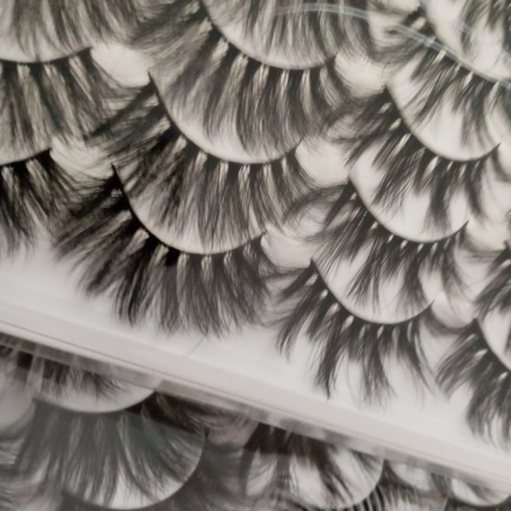 3D Mink Eyelashes Handmade 16Pair False Long 20mm - Picture 4 of 4
